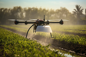 农业无人机科研高清摄影图