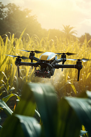 农业无人机高清科研摄影图