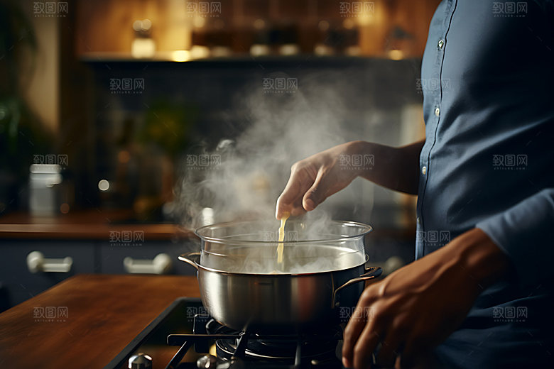 烹饪烧饭高清摄影图