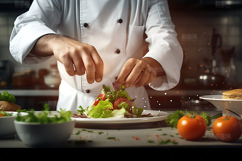 烹饪烹调操作间摄影图