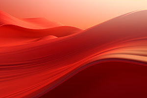 红色飘带丝绸大气背景图