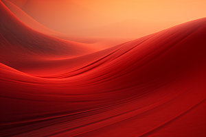 红色飘带质感丝绸背景图