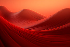 红色飘带大红大气背景图