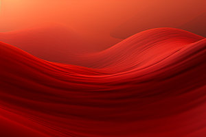 红色飘带丝绸抽象背景图