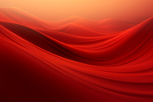 红色飘带展板大红背景图