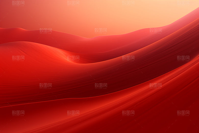 红色飘带简约党建背景图