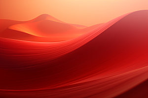 红色飘带抽象喜庆背景图