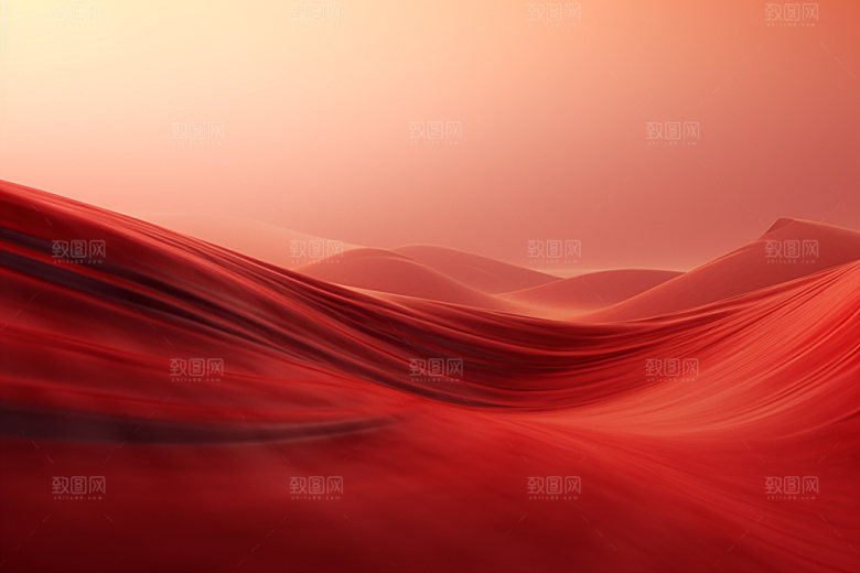 红色飘带抽象党建背景图
