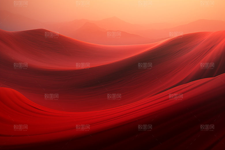 红色飘带大气党建背景图
