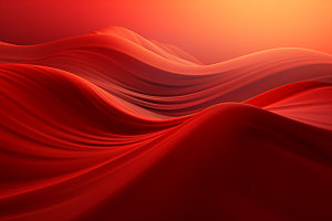 红色飘带喜庆丝绸背景图