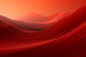 红色飘带丝滑大红背景图