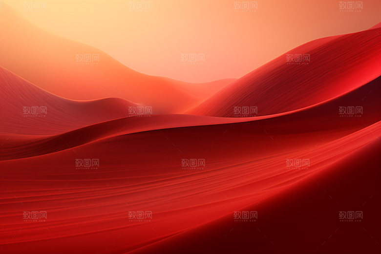 红色飘带丝绸党建背景图
