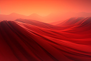 红色飘带喜庆丝绸背景图