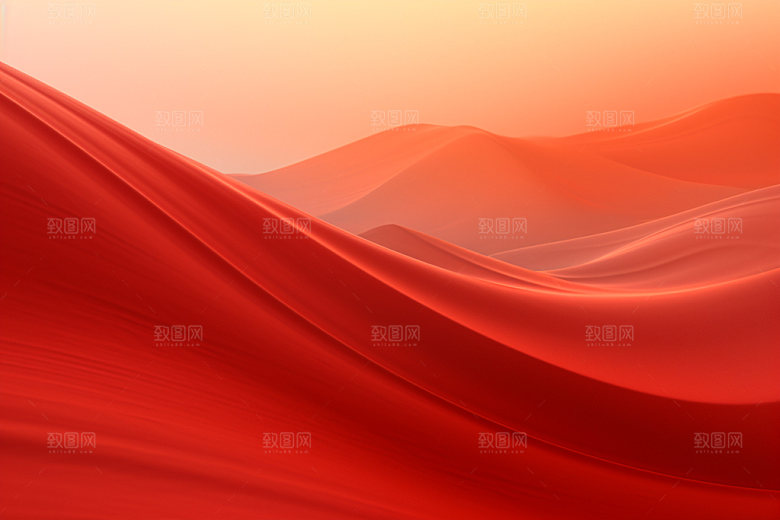 红色飘带质感党建背景图