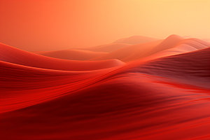 红色飘带简约丝绸背景图