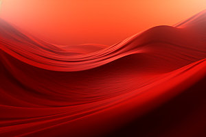 红色飘带海报丝滑背景图