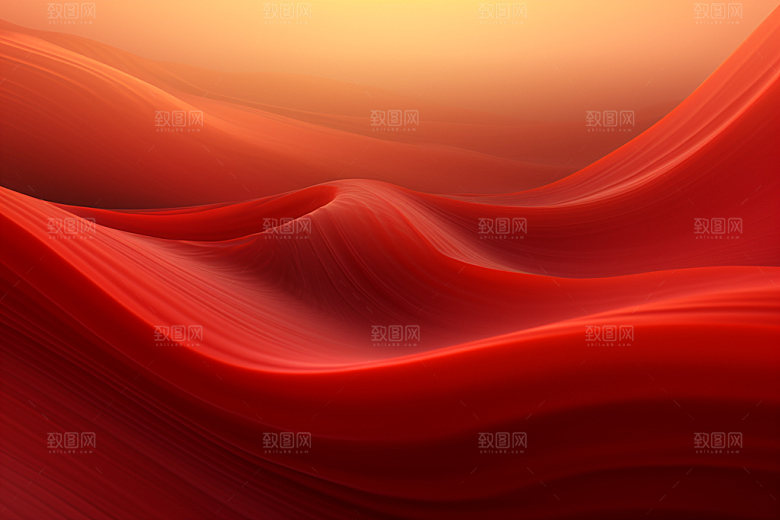红色飘带喜报简约背景图