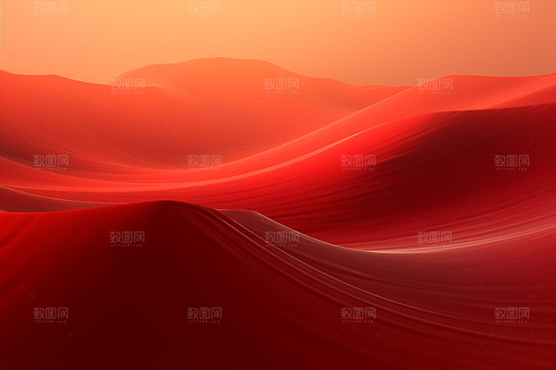 红色飘带喜庆海报背景图