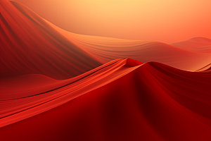 红色飘带喜庆质感背景图