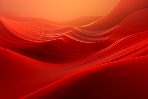 红色飘带大气大红背景图