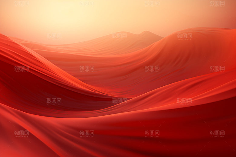 红色飘带党建喜庆背景图
