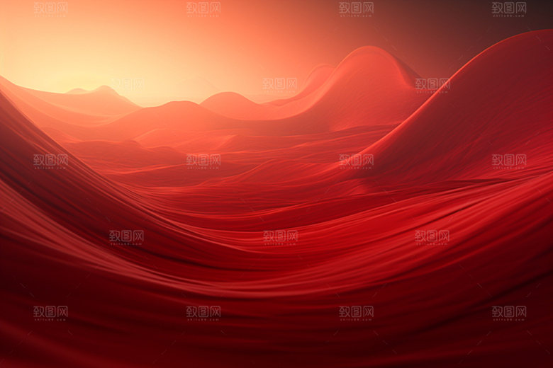 红色飘带喜报喜庆背景图