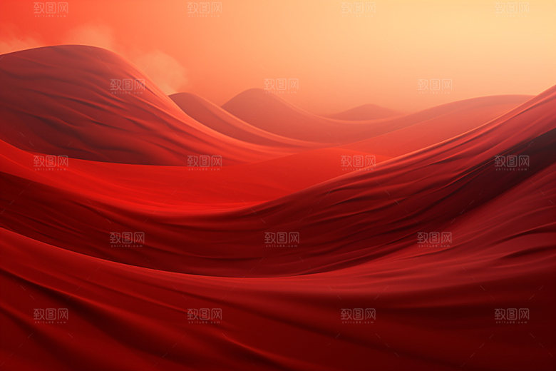 红色飘带喜庆展板背景图