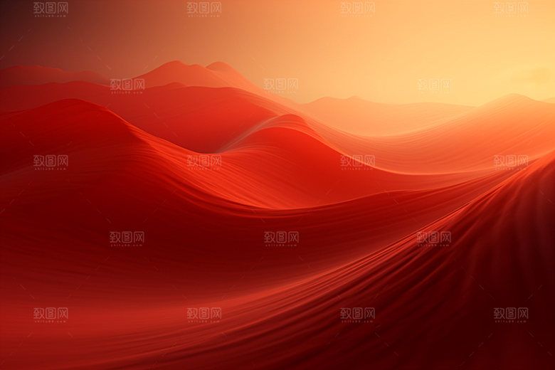 红色飘带简约党建背景图