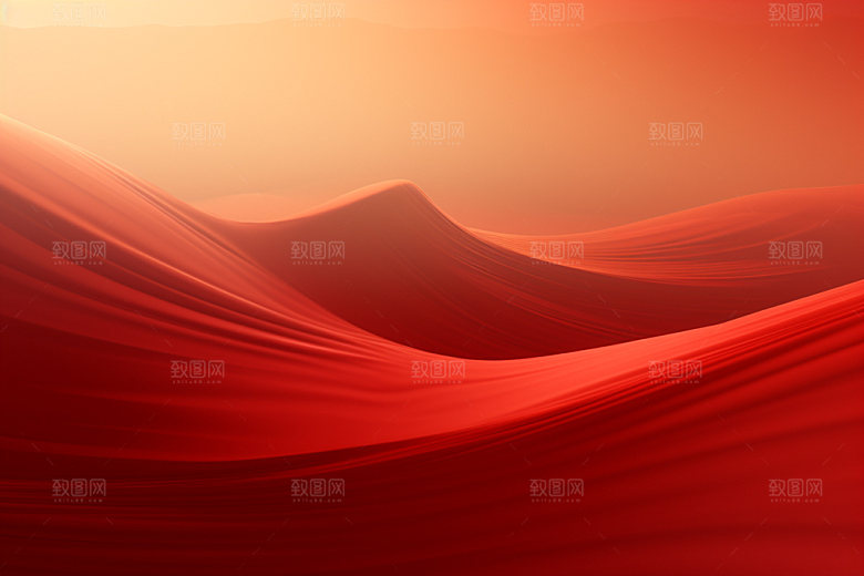 红色飘带丝滑喜报背景图