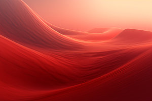 红色飘带海报丝绸背景图