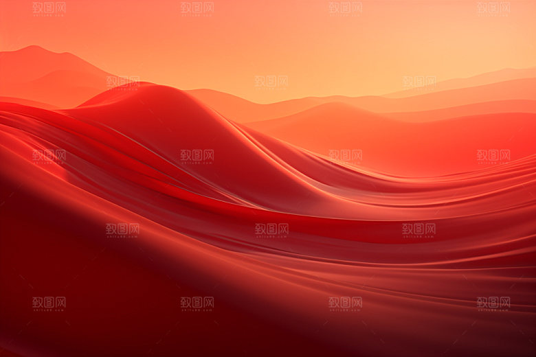 红色飘带喜庆党建背景图