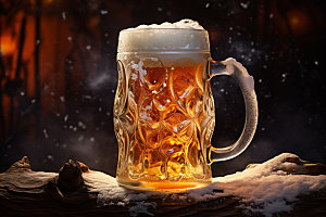 啤酒高清扎啤摄影图