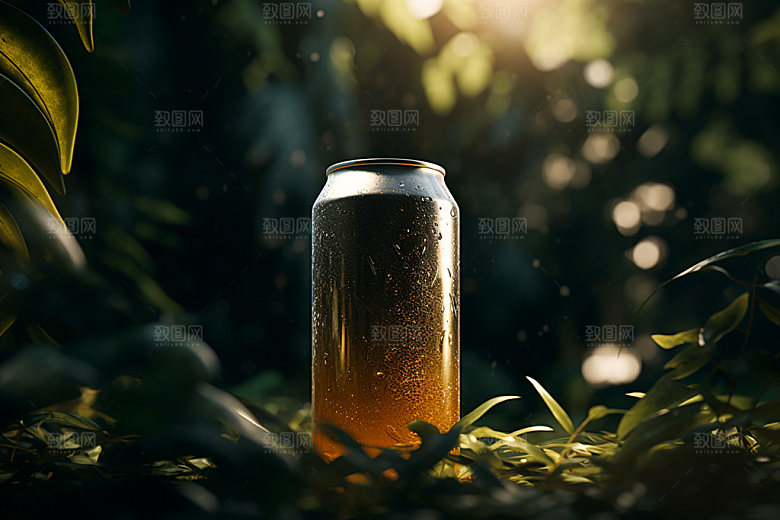 啤酒酒类饮料罐样机