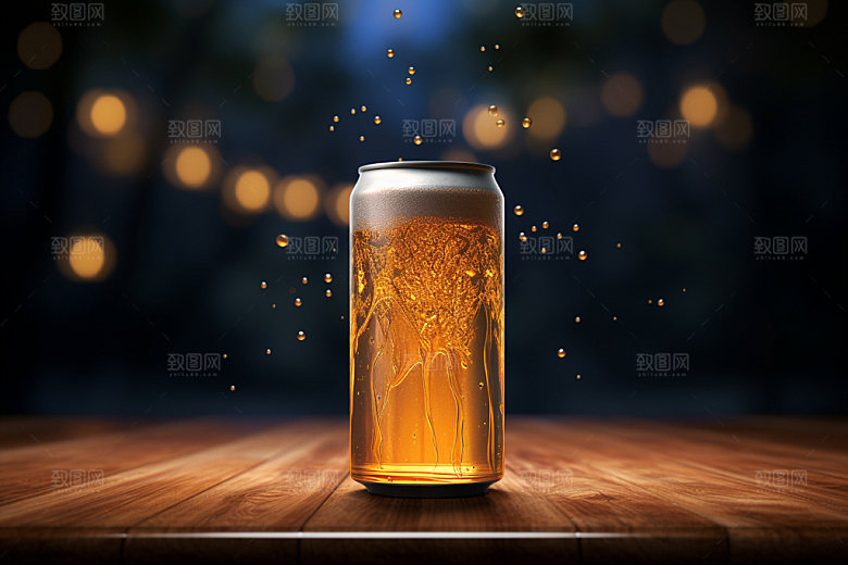 啤酒模型酒类样机