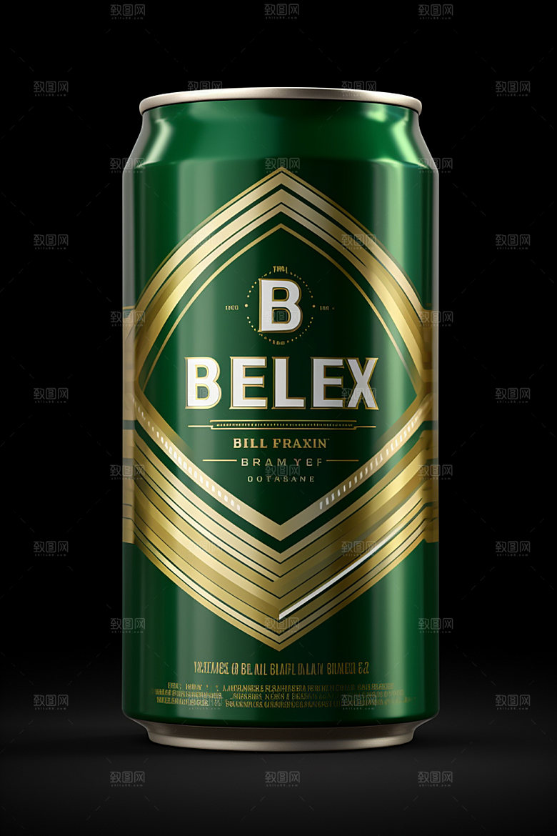 啤酒设计饮料罐样机