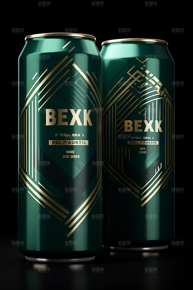 啤酒酒瓶包装样机