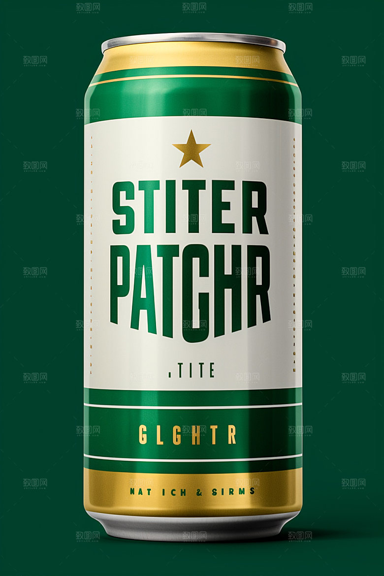 啤酒酒类酒瓶样机