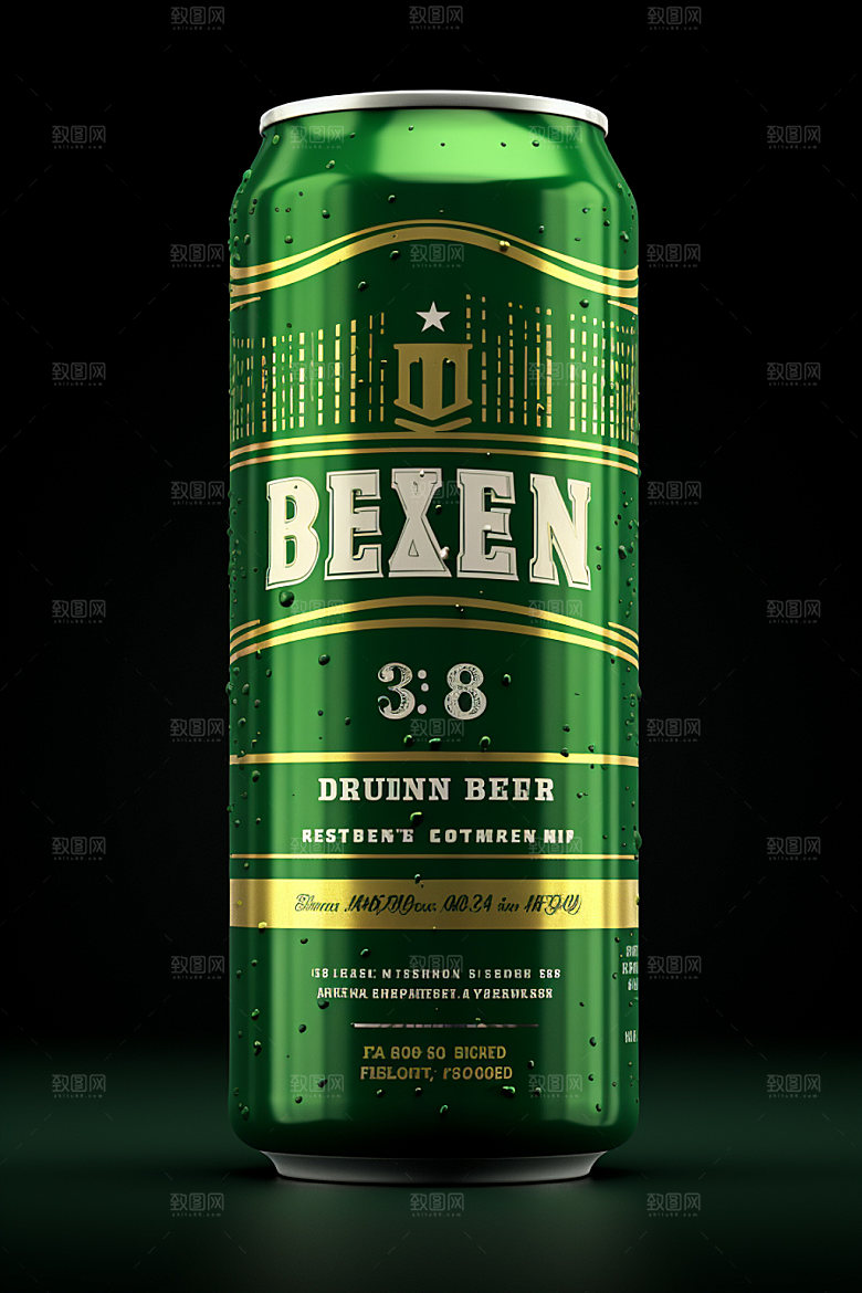 啤酒3D高清样机