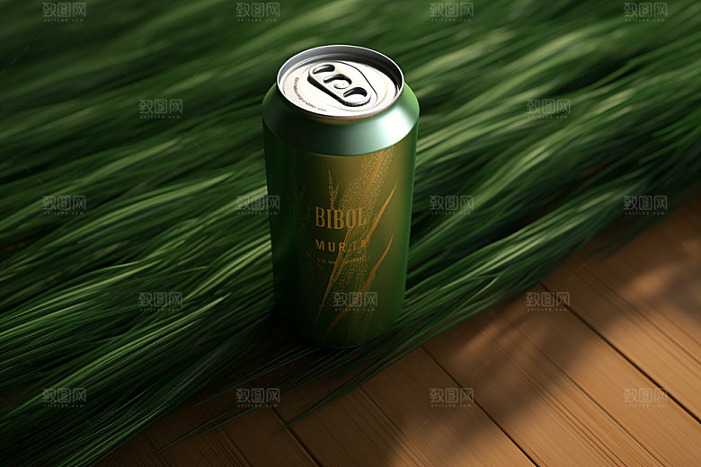 啤酒酒瓶3D样机
