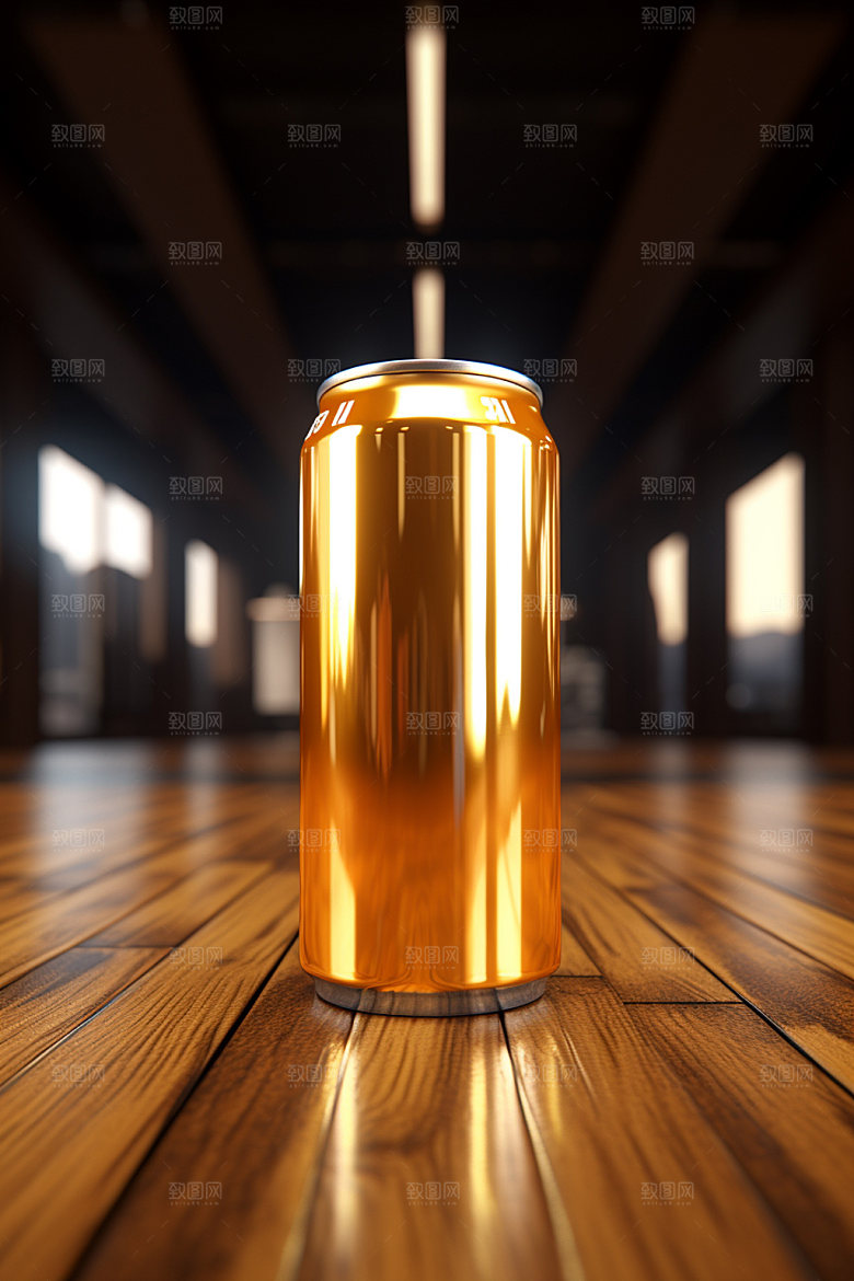 啤酒立体酒瓶样机