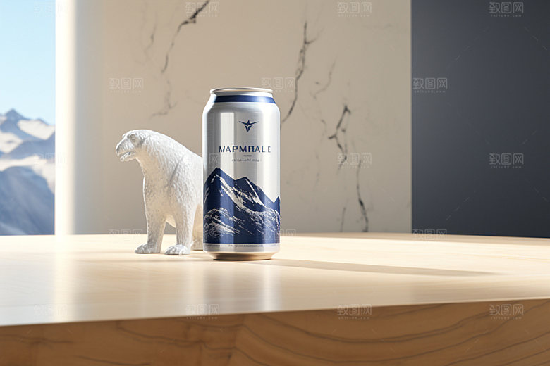 啤酒模型3D样机