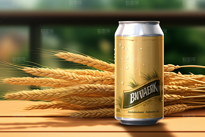 啤酒饮料瓶设计样机