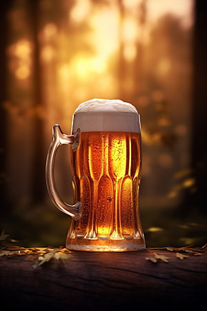 啤酒饮料广告模型