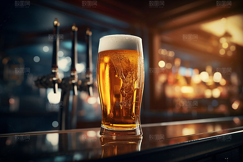 啤酒宣传饮品模型