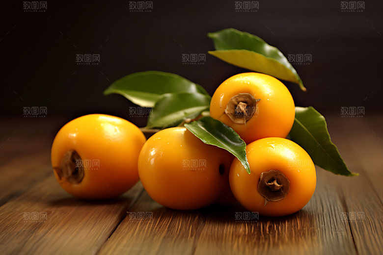 枇杷润肺止咳高清摄影图