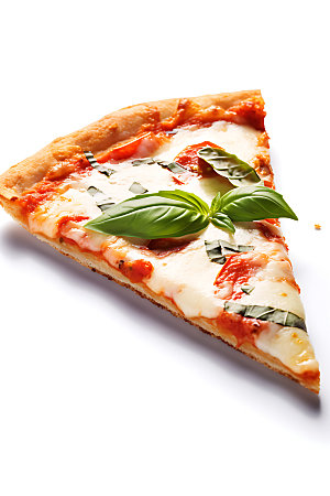 披萨芝士美食摄影图