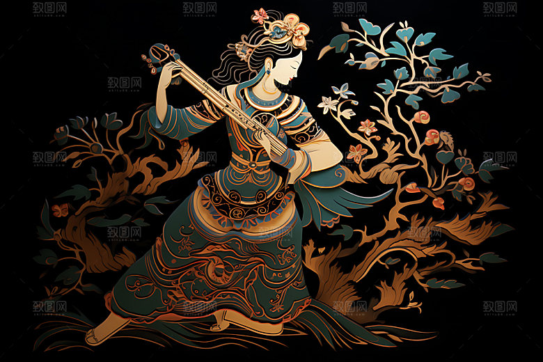 皮影戏非遗灯影戏素材