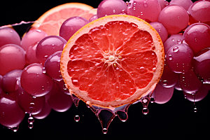 葡萄水果美味摄影图