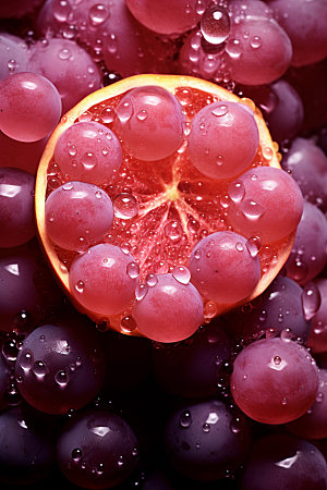 葡萄美味高清摄影图