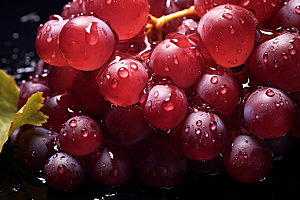 葡萄美食食品摄影图